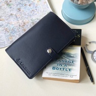 Logbook A6 六孔活頁皮革筆記本/書衣/手帳 -海軍藍