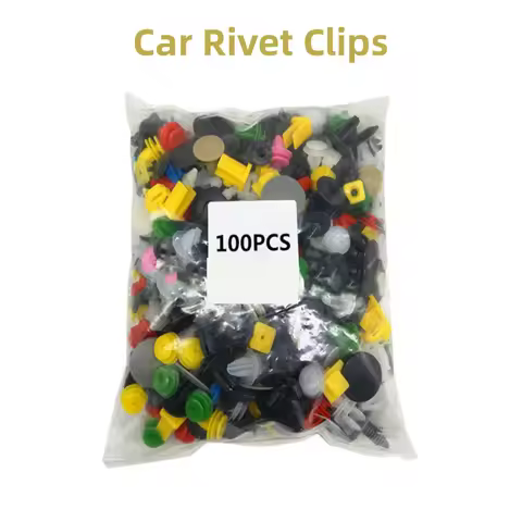 100pcs/set Car Plastic Rivet Clips For volkswagen golf audi a4 b8 chevrolet cruze nissan qashqai aud