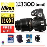 nikon d3300 kit len (used)