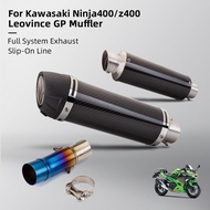 Ninja400 motorcycle exhaust is suitable for Kawasaki ninja400/Z400 Leovince GP Slip-On LineF01-F02 (