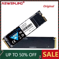 AEWENLING M.2 SSD M2 256Gb PCIe NVME 128GB 512Gb 1TB Solid State Disk 2280ฮาร์ดไดรฟ์ภายใน HDD สำหรับแล็ปท็อปเดสก์ท็อป MSI Asro64