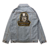 Backpatch Jaket Bordir Patch Bordir Jaket patch Punggung Emblem Jaket Tengkorak Racing