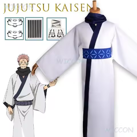 Juju tsu Sukuna Cosplay Kai sen Robe Anime Demon Outfit Accurate Screen Design Men Women Adult Costu