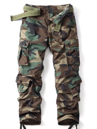 AKARMYยุทธวิธีCamouflage Joggersกลางแจ้งRipstop Cargoกางเกงทํางานเสื้อผ้าเดินป่าStreetwearฤดูใบไม้ร่