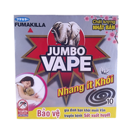 Combo 5 hộp nhang muỗi Jumbo ít khói K5 hương Hoa Rừng 10 khoanh/hộp diệt muỗi ngay phút đầu tiên - 