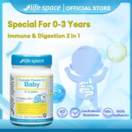 [Happy Tummies Healthy Kids] Life Space Probiotic Powder For Baby 0 months-3 years 60g  (EXP: 04/202