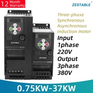 VFD 220V to 380V 1-phase Input 220V 3-phase Output 380V Motor Speed Converter AC Driver Inverter
