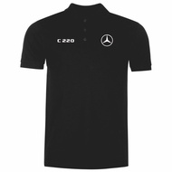 Mercedes polo shirt benz C220 mercedes C 220 car collar shirt/