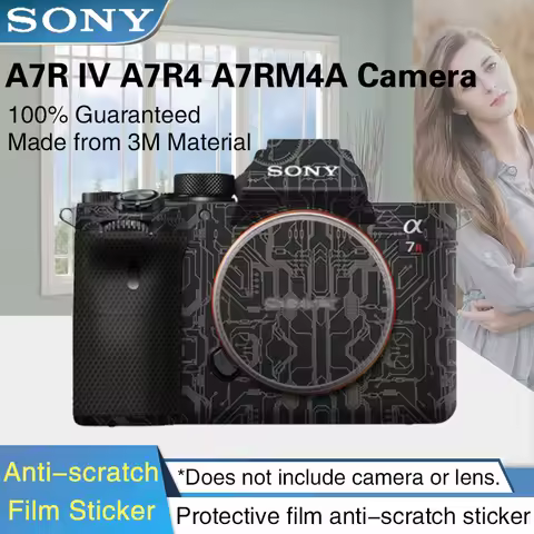 SONY A7R4 A7R4A Camera Premium Decal Skin for Sony 7RIV/A7R4A Protector Anti-scratch Cover Film Stic