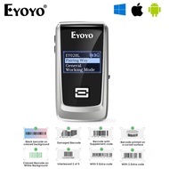 Shop5781289 Store Eyoyo Mini 1D Laser Bluetooth Barcode Scanner With LCD Display Pocket Portable 2.4