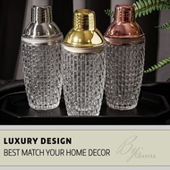 13Oz Glass Cocktail Shaker Set - Glass Shaker for Cocktails Drink Shakers Cocktail and Cocktail Shak