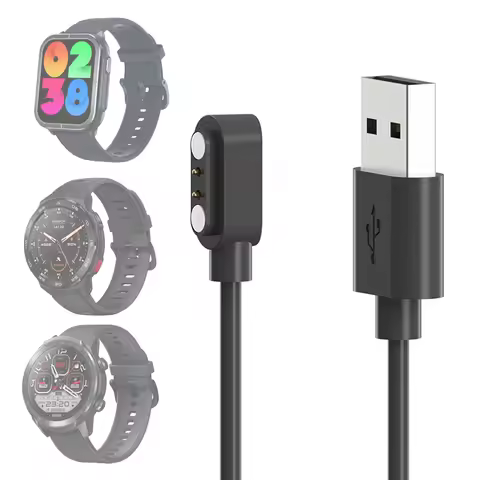 Dock Charger Adapter USB Charging Cable For Mibro GS/GS Pro/A2/T2/T1/C4/C3/C2/Lite 3/Lite 2 Smart Wa