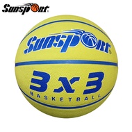 SUNSPORT Rubber Basketball 3x3 Yellow