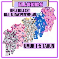 PIJAMAS DOLL BUDAK PEREMPUAN MURAH VIETNAM KIDS GIRL DOLL PAJAMAS BAJU TIDUR KANAK-KANAK PEREMPUAN P