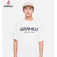 Gramic minimalist classic logo printed round neck fashionable pure cotton breathable T-shirt short s