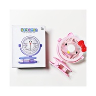 mini stroller fan / desk fan / kipas kepit with light