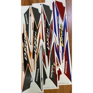 HONDA WAVE 110 DASH S (3) STRIPE BODY STICKER READY STOCK