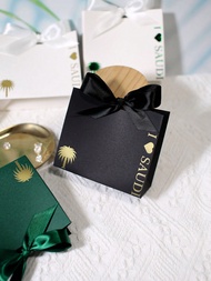 5/10pcs I Love Saudi Palm Tree Gift Box - Elegant National Day Favor Box With Ribbon, Treat Bag For 