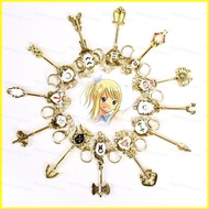 MG1 FAIRY TAIL Keychain Anime Zodiac Spirit Keyring Aquarius Capricorn Virgo Loke Cosplay Key Chain 