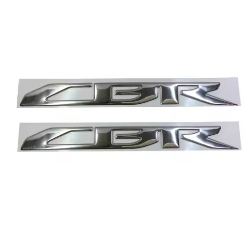 CHROME MOTORCYCLE EMBLEM BADGE DECAL 3D TANK WHEEL LOGO FOR HONDA CBR600RR CBR1000RR STICKER