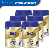 [Carton of 6] Wyeth S-26 Gold Progress Stage 3 Growing Up Milk Formula 900g