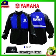 🌟READY STOCK🌟YAMAHA Rainsuit Baju Hujan Berkualiti High Quality Rain Coat Suit Motorcycle Raincoat