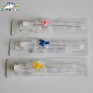 IV Cannula Single Use With Injection Port 20G 22G 24G Butterfly IV Catheter Veterinary Supplies