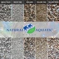 Nature Aquascape Sand Safe For Shrimp And Fish Aquarium Sand, White Sand, Black Sand, Yellow Sand, Holland Sand