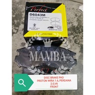 DISC BRAKE PAD PROTON WIRA1.6,PERDANA 2.0 V6 FRONT PERFECT [ SIRIM ] [Buatan malaysia]