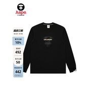 Aape Flagship Store Men's Spring Gradient Letter Print Casual Trendy Long-Sleeved T-Shirt 1729XXP