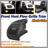 [M G L O] Car Dash Air Vent Grill Cup Holder Trim for  E85 E86 Z4 02-08 Air A/C Outlet with -Out Cup