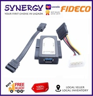 Fideco SATA IDE Adapter USB 3.0 to SATA or IDE Hard Drive Adapter / Converter