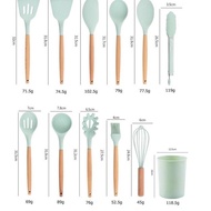 Moki Spatula Silicone 12pcs Set FREE BUCKET 79L GB Sell