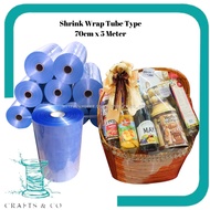 5 METER Hamper Shrink Wrap PVC / Hamper Wrapper / Pembalut Hamper Guna Hair Dryer Hot Gun
