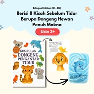 CAROTYLES Bedtime Story Book-3 for 3 Year Old Children in Indonesian and English