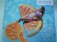 INTEX  原廠 橘子 奇異果充氣浮排 游泳戲水 超吸睛 浮排  水上浮床 水上浮島 大人小孩都可以一起玩