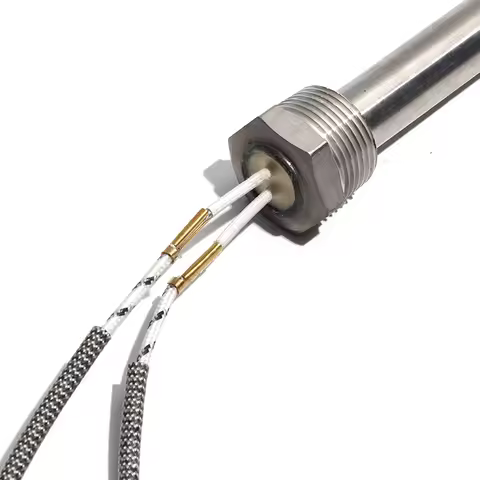 LUJINXUN Cartridge Heater 32mm/DN25 Thread Single Ended Electric Heating Tube for Radiators 20x100-3