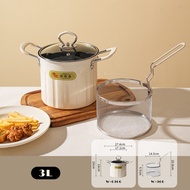 Vision Japanese Oil Saving Deep Fryer Pot Carbon Steel Fryer with 304 Stainless Steel Filter Househo