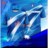 Barangay Official Full Sublimation T-shirt 3D T-Shirt Breathable Short Sleeve