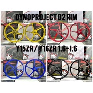 100 Dyno Project D2 rim yamaha Y15zr Y16zr design trc t55rr rim dynopro fg525 525 1.6-1.6