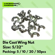 BUTTERFLY NUT WING NUT 5/32''