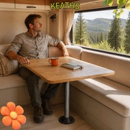 KEATHS 2pcs RV Table Base, Aluminum Round Pedestal Table Base, Easy Install High Bearing Capacity Ta