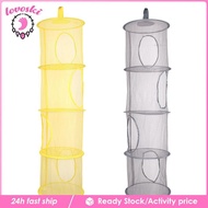 [Lovoski] Hanging Space Saver Bags Strong Foldable Elastic for Wall Underwear Socks