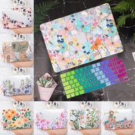 colorful butterfly and flower crystal print case Compatible For Macbook case M5 2025 M4 A3240 A3241 