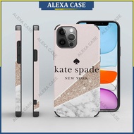 Kate Spade Phone Case for iPhone 14 Pro Max / iPhone 13 Pro Max / iPhone 12 Pro Max / iPhone 11 Pro Max / XS Max / iPhone 8 Plus / iPhone 7 plus Anti-fall Lambskin Protective Case Cover CGBFDF