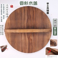 ST/🪁Jiatu Zhangqiu Iron Pot Handmade Fir Pot Cover Household Old round Cauldron Lid Wok Lid Environmental Protection Woo