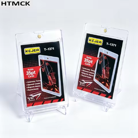 2027 New 35PT One-Touch Magnetic Card Holder Transparent Hard Acrylic Sports Trading Card Storage Di