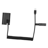 [2026 Hot Sale]Camera Dummy Battery Type C Plug Adapter Replacement for R5 R6 90D 80D 70D 60D 60Da