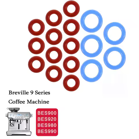 17 Pack Breville O Ring Seal Kit for Breville Sage Dual Boiler BES900 BES920 BES980 BES990 Coffee Ma