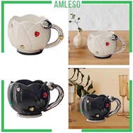 [Amleso] Ceramic Cup, Ceramic Latte Mug, Juice Milk Mug, Coffee Mug for Coffee, Kitchen